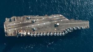 Ford strike group spotted in Caribbean